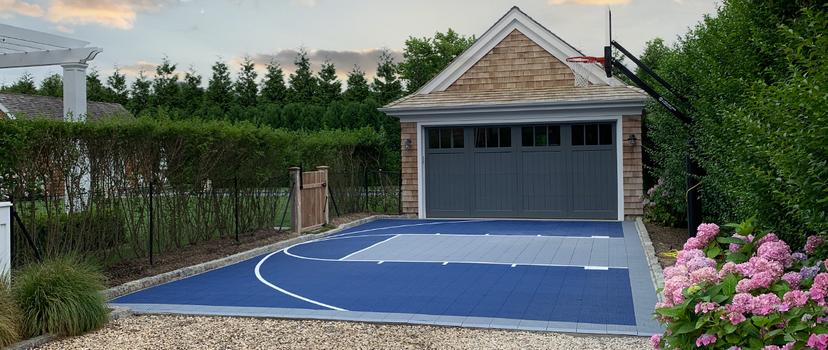 Small Backyard Basketball Court