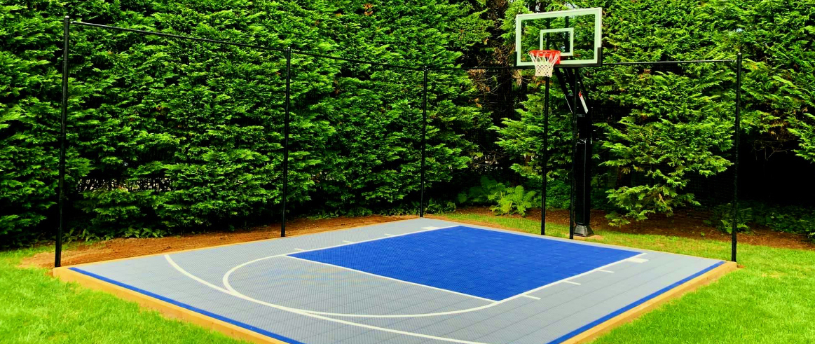 Small Backyard Basketball Court