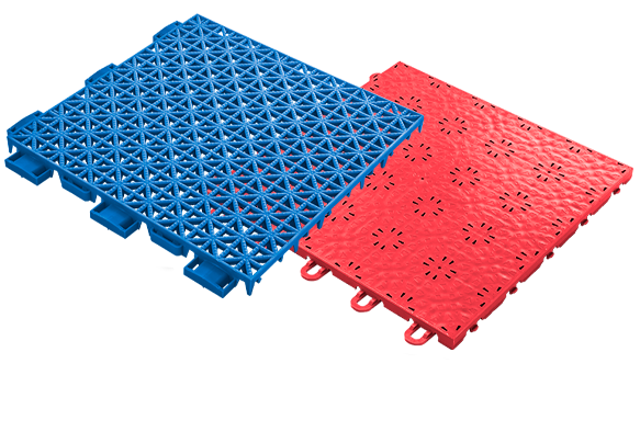 Compete Outdoor Tile - for use in outdoor volleyball courts; Compete Indoor Tile - for use in indoor volleyball courts