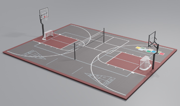 Multi-Sport Game Court Design Ideas