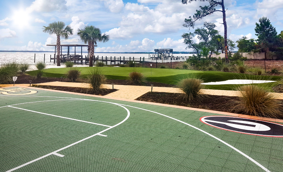Basketball by the Sea