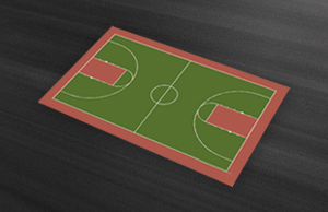 Versacourt Pro/College Basketball Court Kit