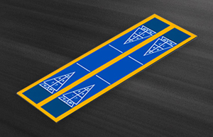 Dual Shuffleboard Court Kit 2