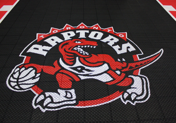 customized court tile - hoop head
