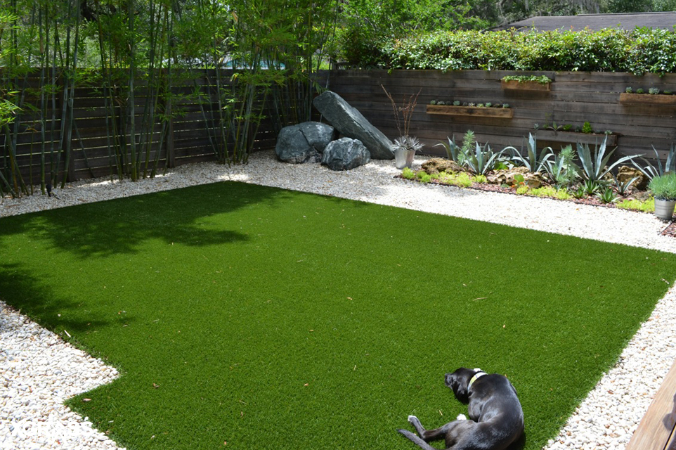 Small backyard installed with XGrass artificial turf
