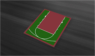 small basketball court kits