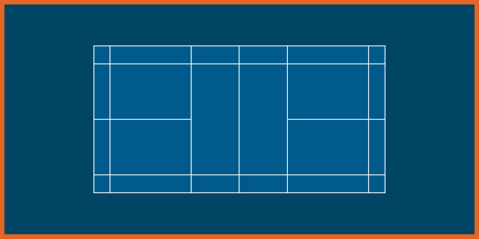 VersaCourt Badminton game lines