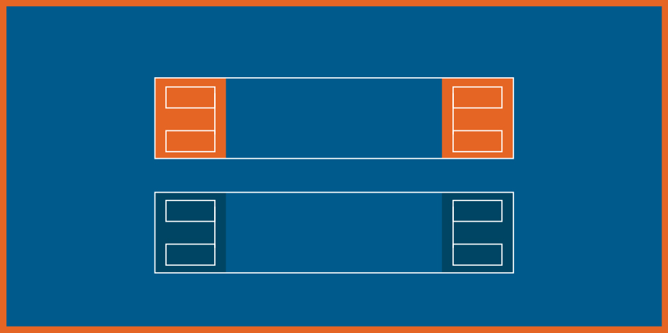 VersaCourt Cornhole game lines
