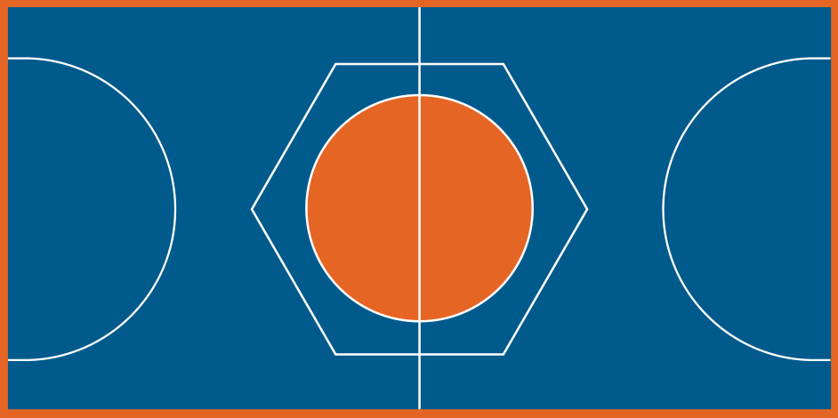 VersaCourt Gaga Ball game lines