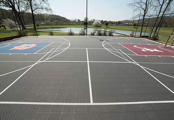 versacourt outdoor pickleball court construction pickleball court size