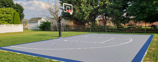 FlooringInc Outdoor Court Tiles, Basketball Volleyball Tennis, 40 Pack