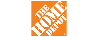 Linked text logo reading 'The Home Depot'