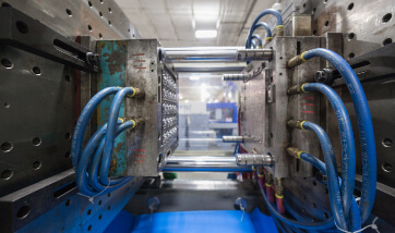newly cleaned injection molds