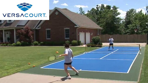 versacourt portable court video