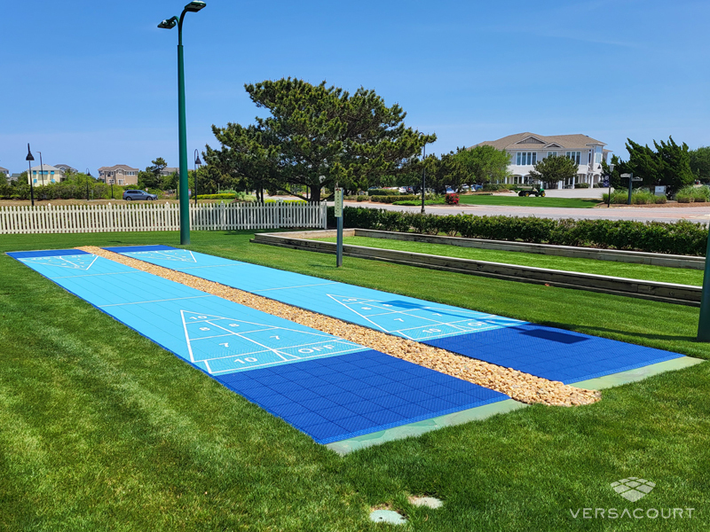 Dual Shuffleboard Courts