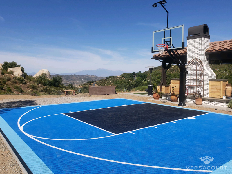 VersaCourt Do It Yourself Small Basketball Court Kits