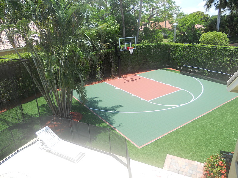 VersaCourt  Indoor, Outdoor  Backyard Basketball Courts