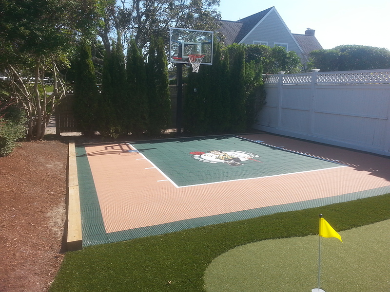 Versacourt Indoor Outdoor Backyard Basketball Courts