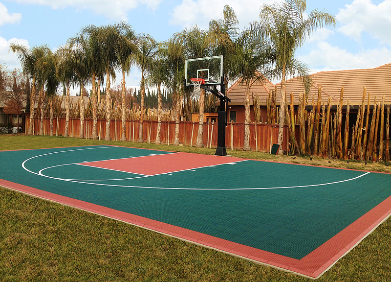 Versacourt Indoor Outdoor Backyard Basketball Courts