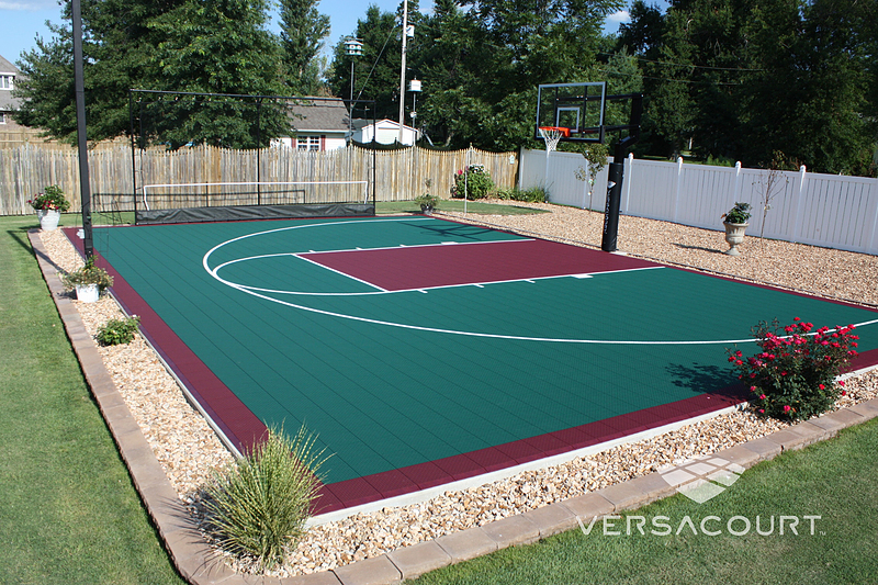 VersaCourt  Indoor, Outdoor  Backyard Basketball Courts